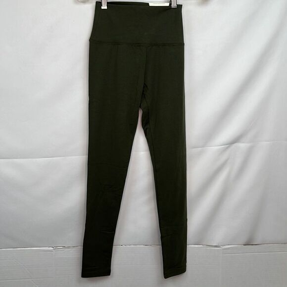 Aerie Offline Olive Green OG Original Hi Rise full length leggings small NWT - Picture 1 of 12